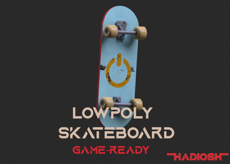 SkateBoard 3d Game Ready