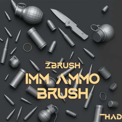 Imm ammo zbrush brush