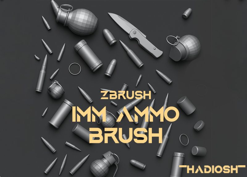 Imm ammo zbrush brush
