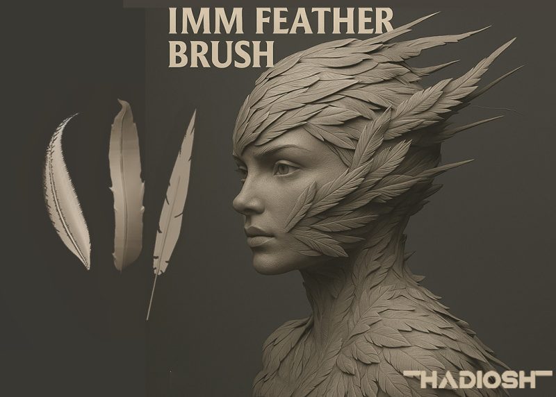 IMM Feather Brush Pack for ZBrush – Free Download