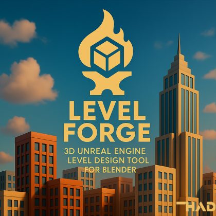 Level Forge Design levels in Blender and export to Unreal with perfect add on for Unreal engine Designers: Blender Blockout Toolkit for Unreal Engine