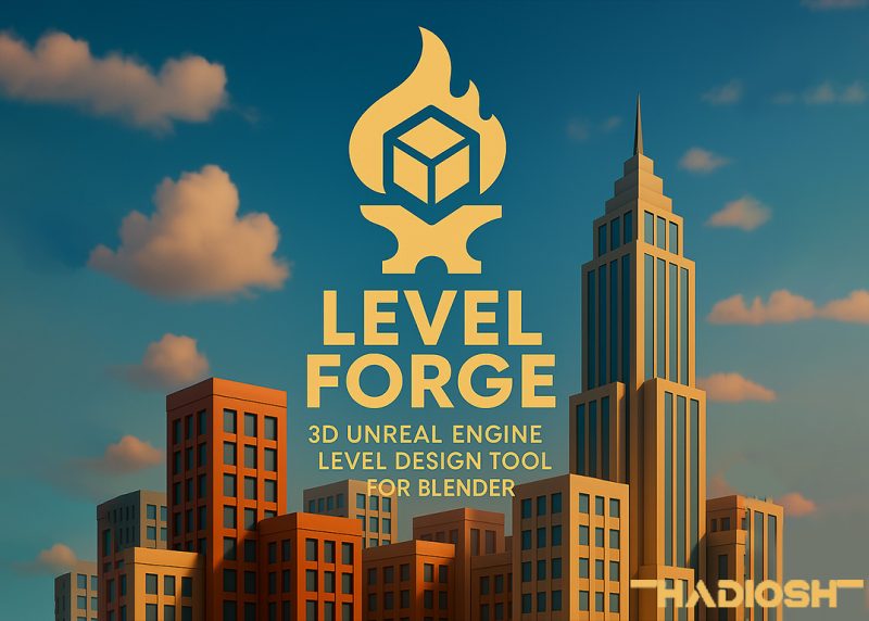 Level Forge Design levels in Blender and export to Unreal with perfect add on for Unreal engine Designers: Blender Blockout Toolkit for Unreal Engine