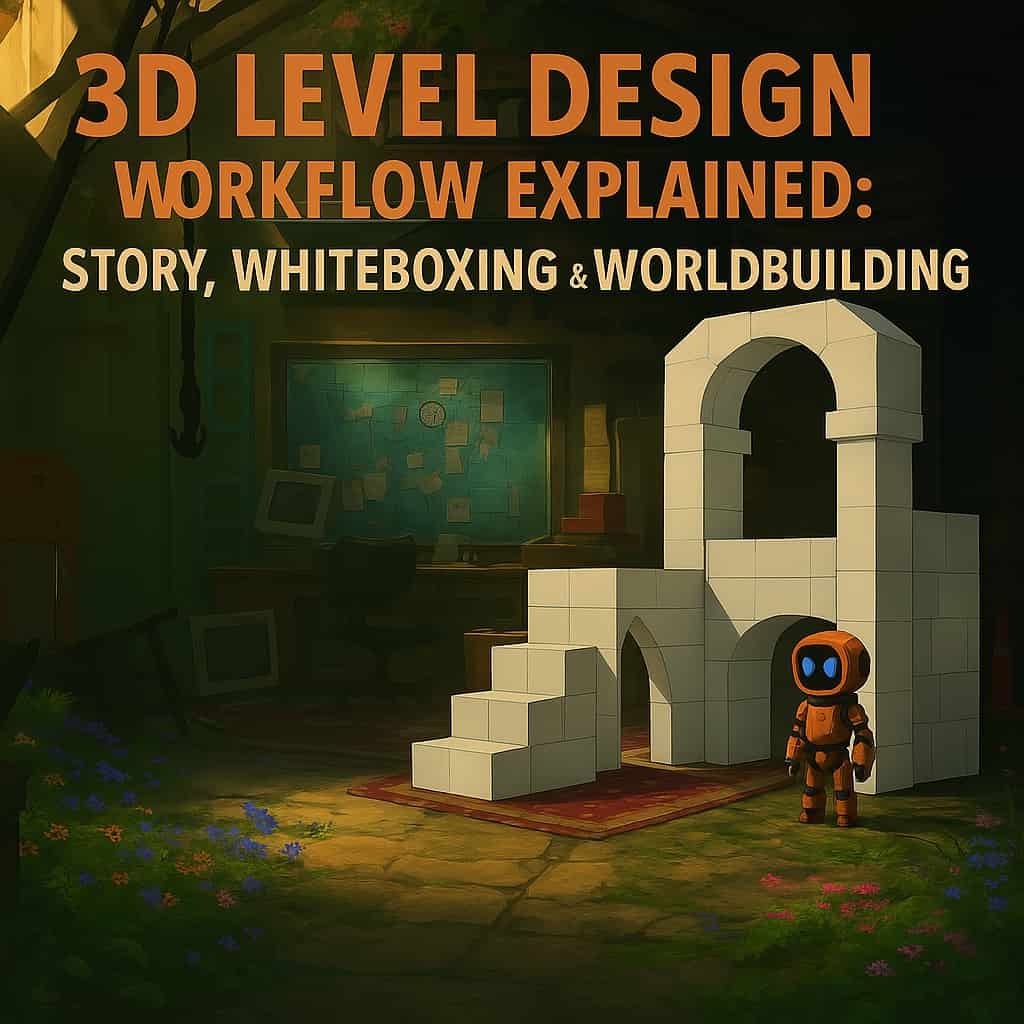 3D Level Design Workflow Explained: Story, Whiteboxing & Worldbuilding