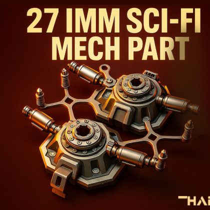 SCI-FI MECH PARTS: 27 Premium IMM Brushes for ZBrush Mechanical Components Kit