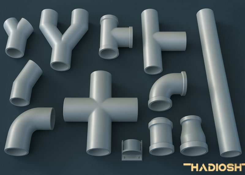 IMM Pipe & Joint ZBrush Brush - Professional Scene Design Kit