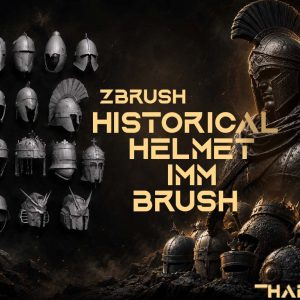 Historical Helmet IMM Brush Pack for ZBrush – 60+ Helmets from Different Eras
