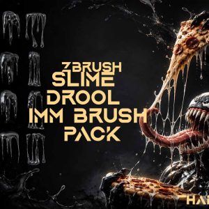 Slime & Drool IMM Brush Pack for ZBrush