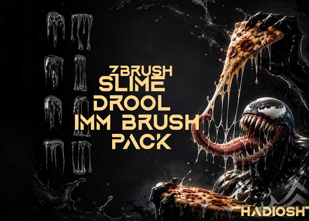 Slime & Drool IMM Brush Pack for ZBrush